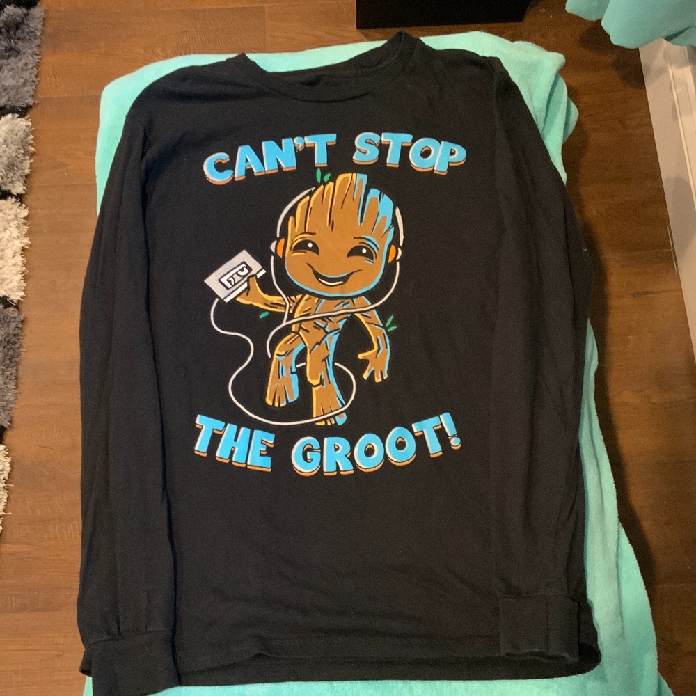 Can’t Stop The Groot, Guardians of the Galaxy Long Sleeved T-Shirt
